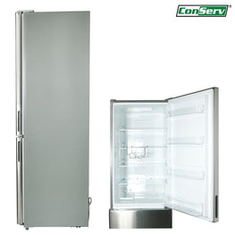Conserv 24" Wide 10.8 cu.ft.Bottom Freezer Refrigerator Stainless