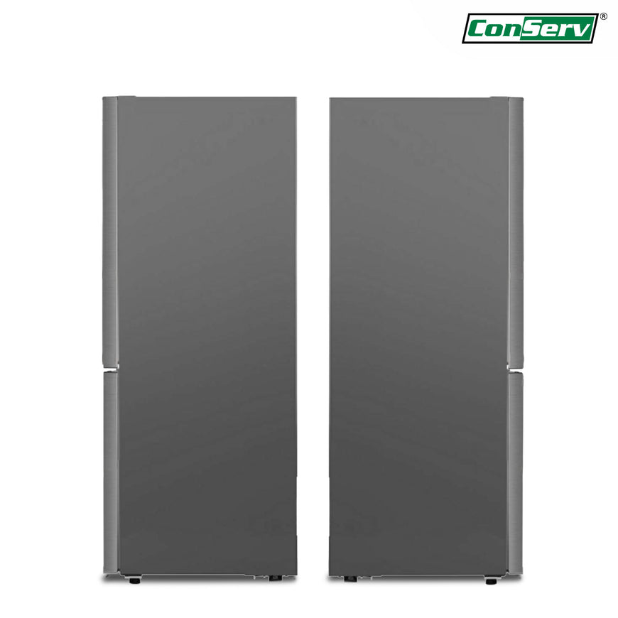 Conserv 11.5cf Tall Frost Free Ref-Freezer 24in Wine Rack E-Star 43dB Stainless