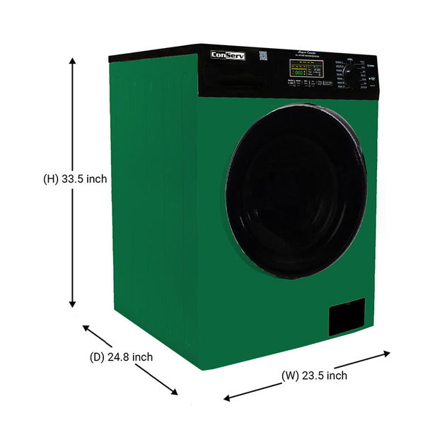 Conserv All-In-One CONVERTIBLE Washer-Dryer 18lb/1.9cf SANITIZE ALLERGEN Cycle 1400RPM