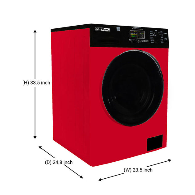 Conserv All-In-One CONVERTIBLE Washer-Dryer 18lb/1.9cf SANITIZE ALLERGEN Cycle 1400RPM