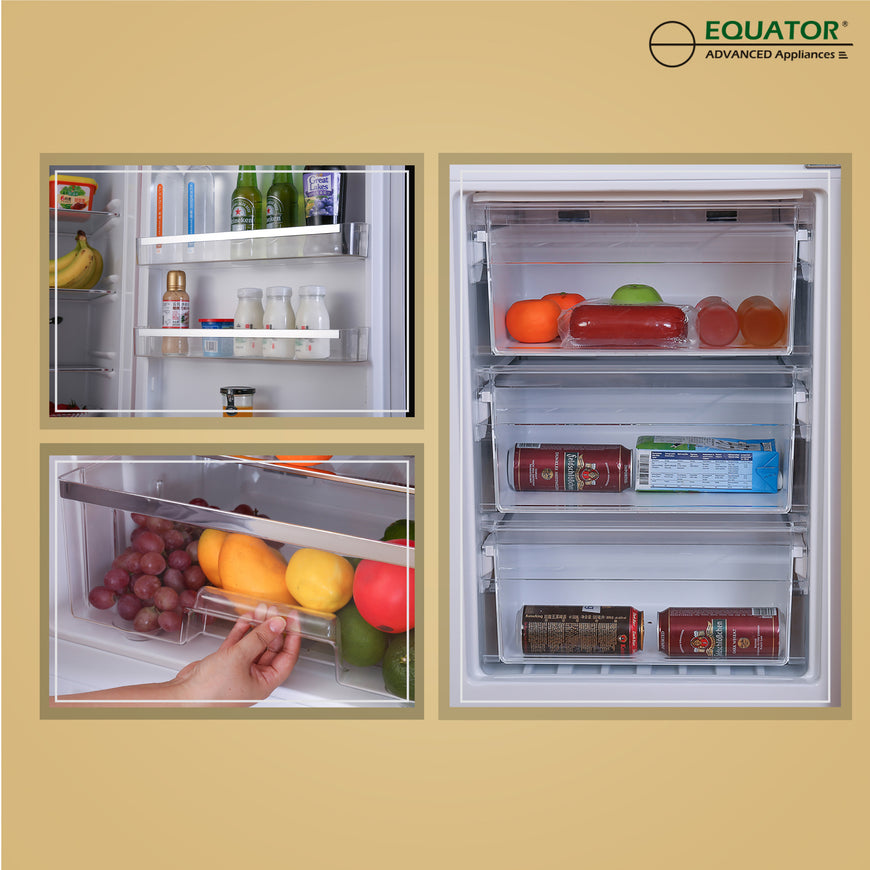 Conserv 24in RETRO BOTTOM MOUNT 11cf Refrigerator Fast Freeze 110V