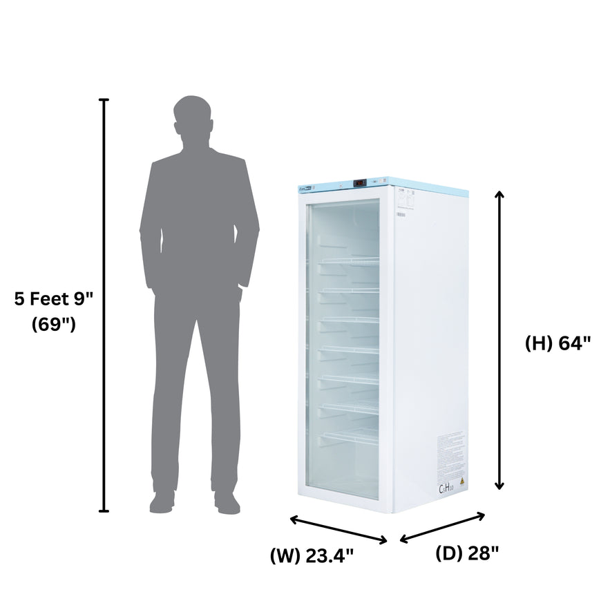 Conserv 24in COMMERCIAL/PHARMACEUTICAL Refrigerator 12.7cf WIFI 110V