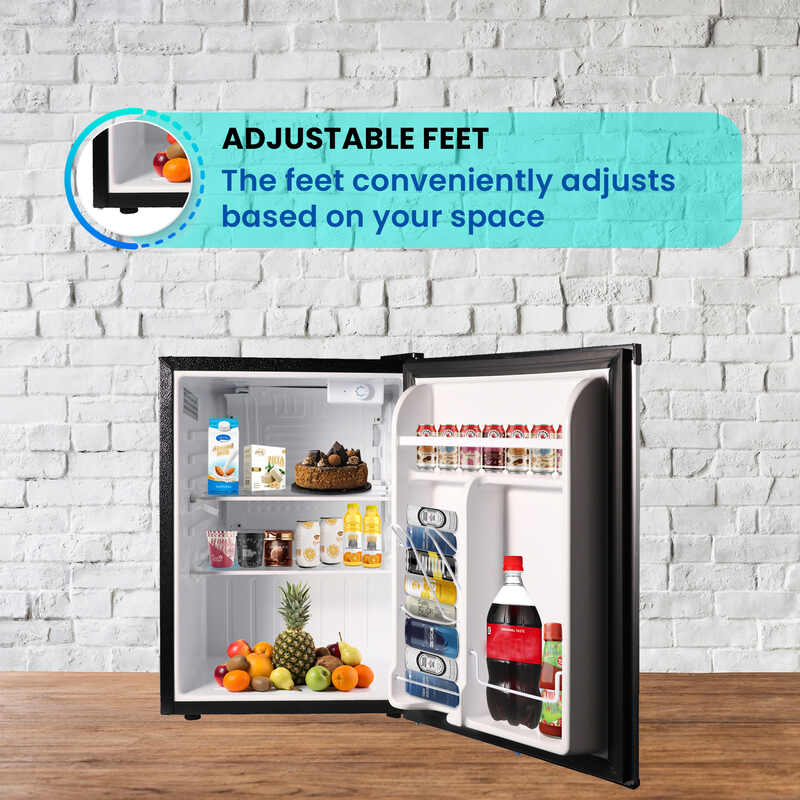 Conserv 18in STAINLESS Compact Mini Refrigerator 2.6cf Reversible Door 110V