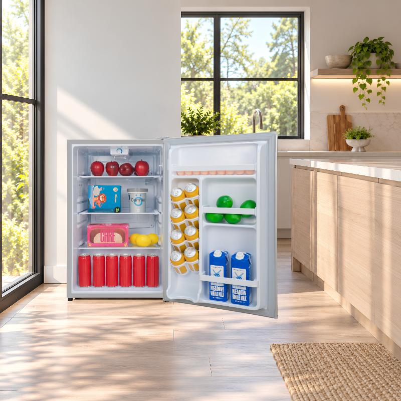 Conserv 20in STAINLESS Compact Refrigerator 4.5cF Reversible Door 110V