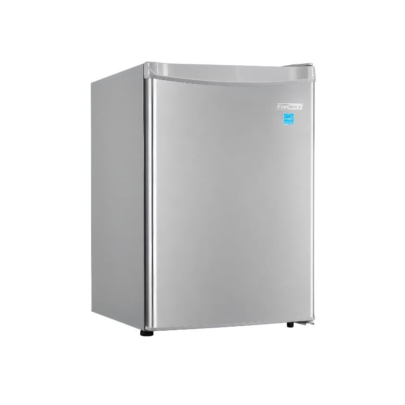 Conserv 18in STAINLESS Compact Mini Refrigerator 2.6cf Reversible Door 110V