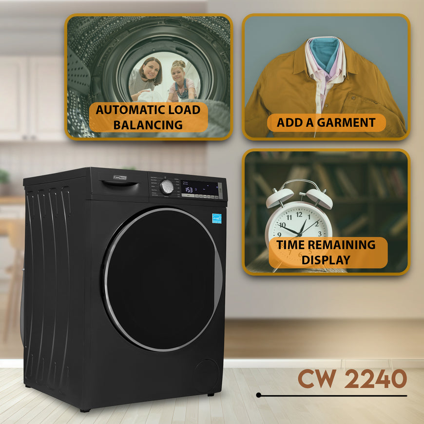 ConServ Washer 2.2cf AUTOSENSE 1400 RPM 15 programs Sanitize LED Display 110V