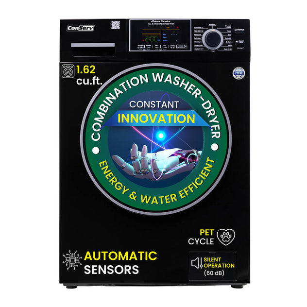 Conserv All-in-One Washer Dryer VENTLESS/VENTED PET cycle 1.62cf/15lbs 110V
