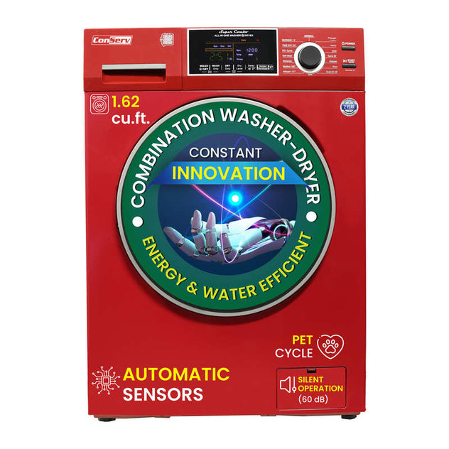 Conserv All-in-One Washer Dryer VENTLESS/VENTED PET cycle 1.62cf/15lbs 110V
