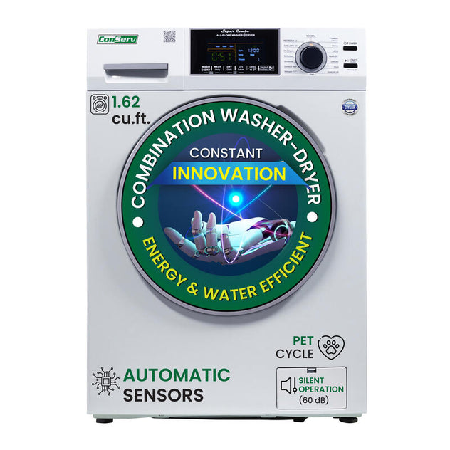 Conserv All-in-One Washer Dryer VENTLESS/VENTED PET cycle 1.62cf/15lbs 110V