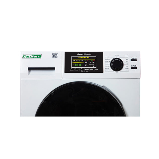 Conserv Compact Washer 1.6cf/15lbs Sani Allergen PET CYCLE 15 Programs 110V