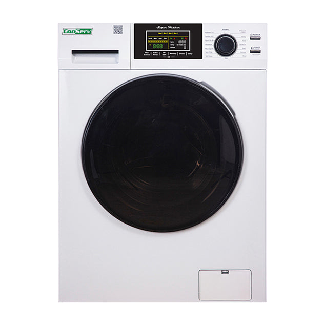 Conserv Compact Washer 1.6cf/15lbs Sani Allergen PET CYCLE 15 Programs 110V