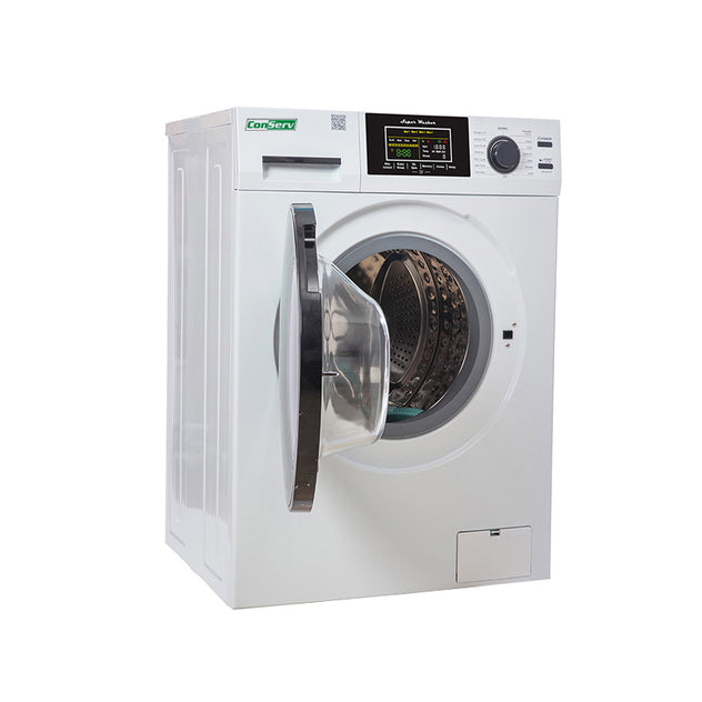 Conserv Compact Washer 1.6cf/15lbs Sani Allergen PET CYCLE 15 Programs 110V
