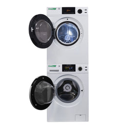 Conserv REGULAR STACKABLE CW 835 18 lbs Washer 1.9cf 110V+ ED 880 Vented Sensor Dryer 4cf 220V