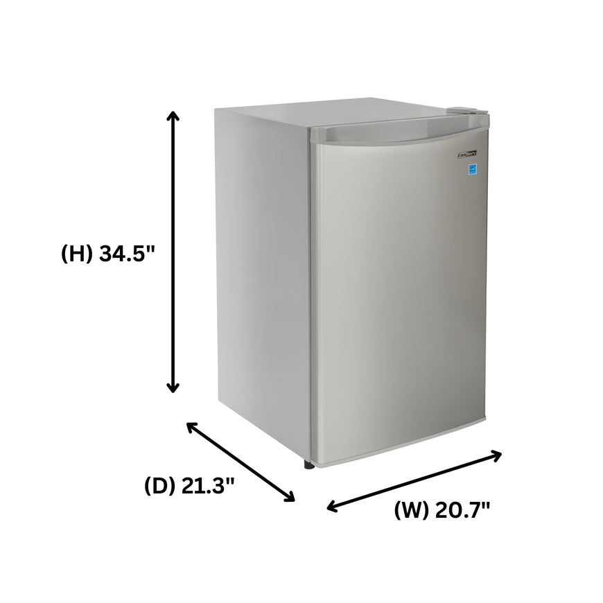 Conserv 3cf Compact Upright Freezer REVERSIBLE DOOR Freestanding 110V E-Star