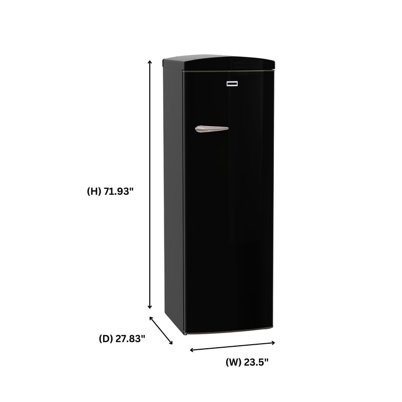 Conserv 11cf Classic Retro Refrigerator 24 in Frost Free Eco R600a 110V