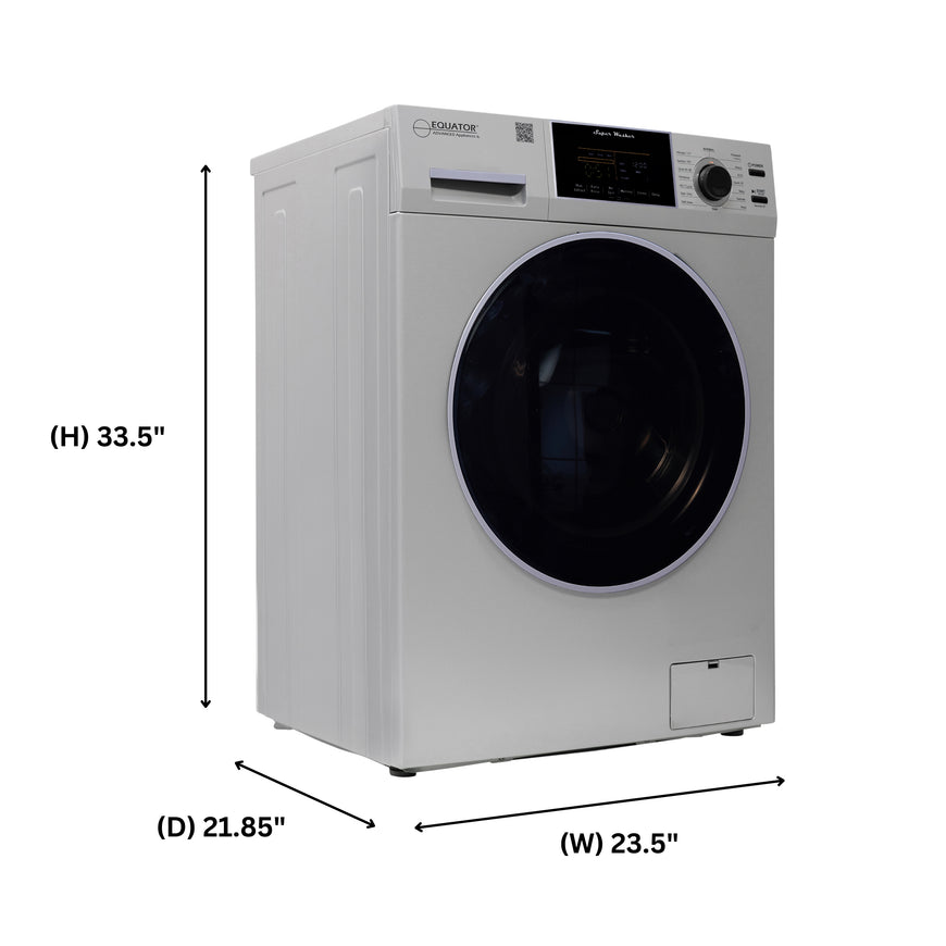 Conserv Compact Washer 1.6cf/15lbs Sani Allergen PET CYCLE 15 Programs 110V