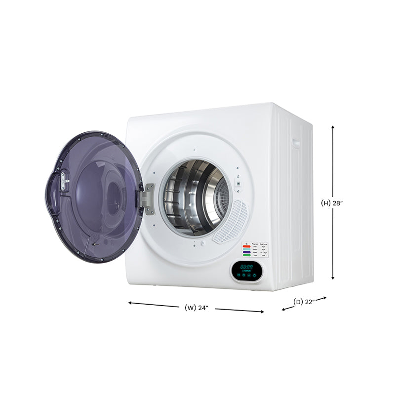 3.5 cu.ft. Compact Short Dryer with Digital Controls