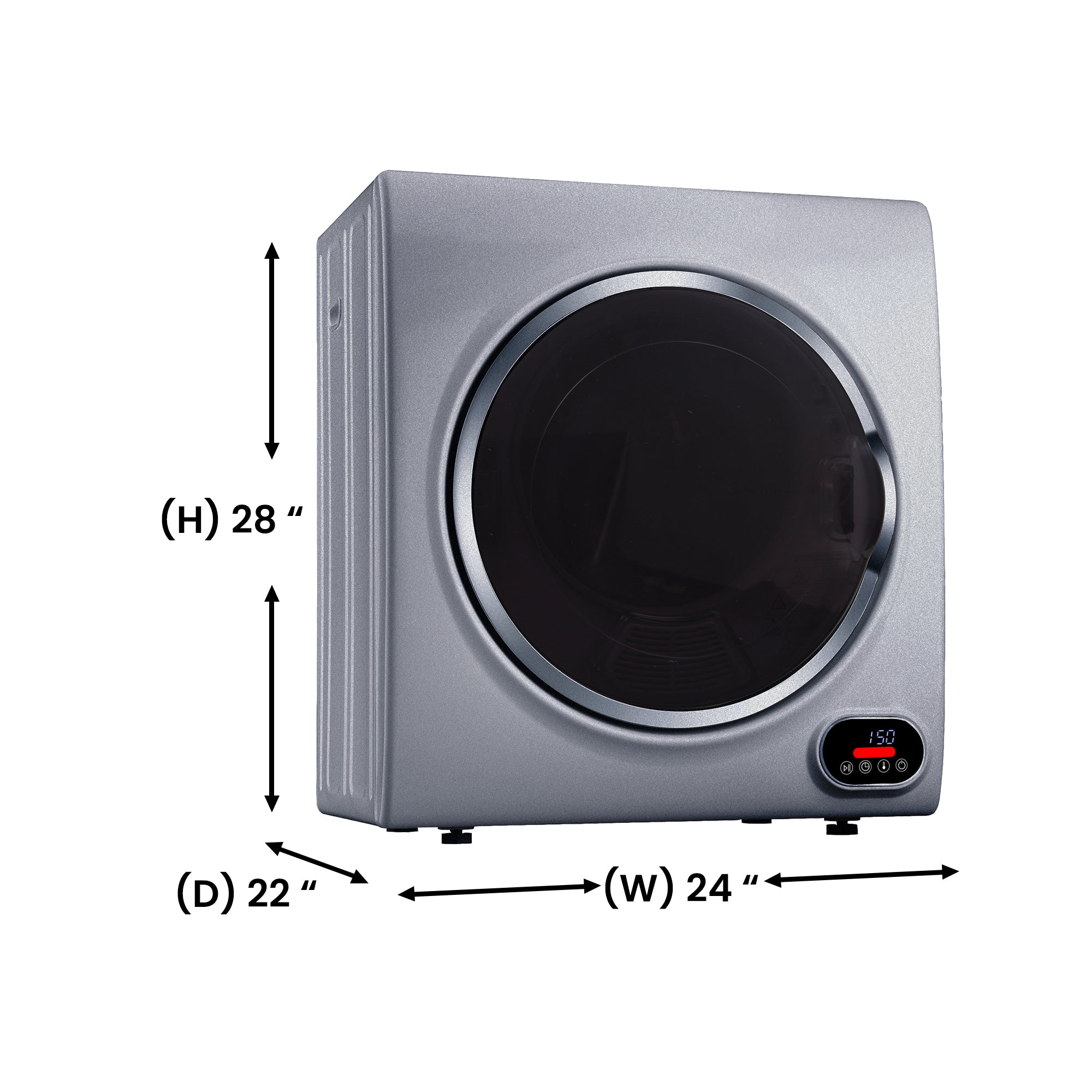 3.5 cu.ft. Compact Short Dryer with Digital Controls