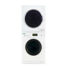 Space-saving  Stackable Washer and Dryer set, Quiet, Winterize, Auto-Dry