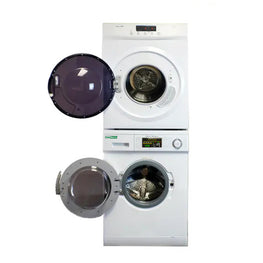 13lbs Super Washer + 13lbs Compact Dryer - Stackable Set