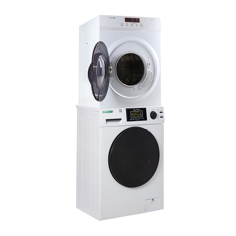 Conserv APARTMENT STACKABLE 15 Lbs Washer 1.9cf 110V+Vented Dryer 3.5cf 110V