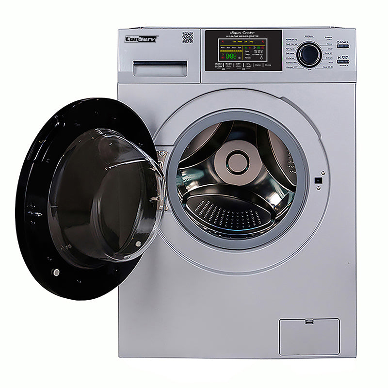 Conserv 0 Clearance Compact 110V Ventless 1.62cf/15lbs Sani Combo Washer Dryer