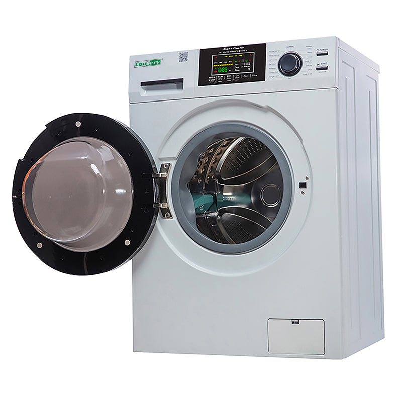 Conserv 0 Clearance Compact 110V Ventless 1.62cf/15lbs Sani Combo Washer Dryer