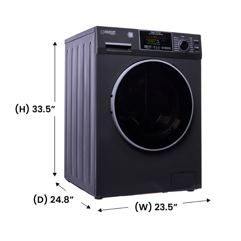 All-In-One CONVERTIBLE Washer-Dryer 18lb/1.9cf SANITIZE ALLERGEN Cycle 1400RPM