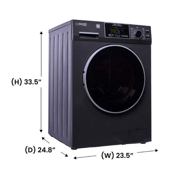 Conserv All-In-One CONVERTIBLE Washer-Dryer 18lb/1.9cf SANITIZE ALLERGEN Cycle 1400RPM