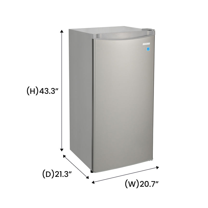 Conserv 4.3cf Compact Upright Freezer REVERSIBLE DOOR Freestanding 110V E-Star