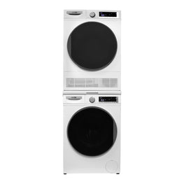 Conserv LUXE STACKABLE Washer 2.2 cf 110 V+Dryer 4 Cf 220V+Stacking Shelf Europe