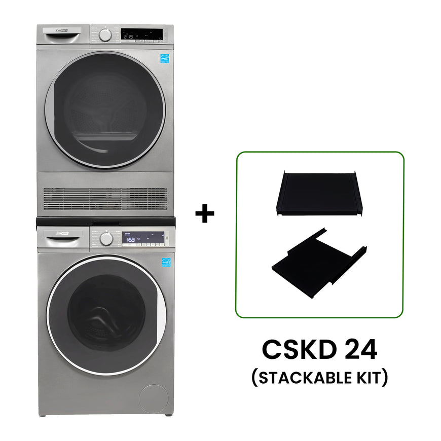 Conserv LUXURY Washer 2.2cf 110V+Condensing Dryer 4cf 220V 2 Year Warranty