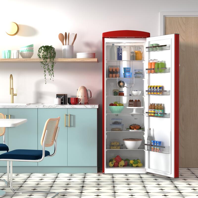Conserv 11cf Classic Retro Refrigerator 24 in Frost Free Eco R600a 110V