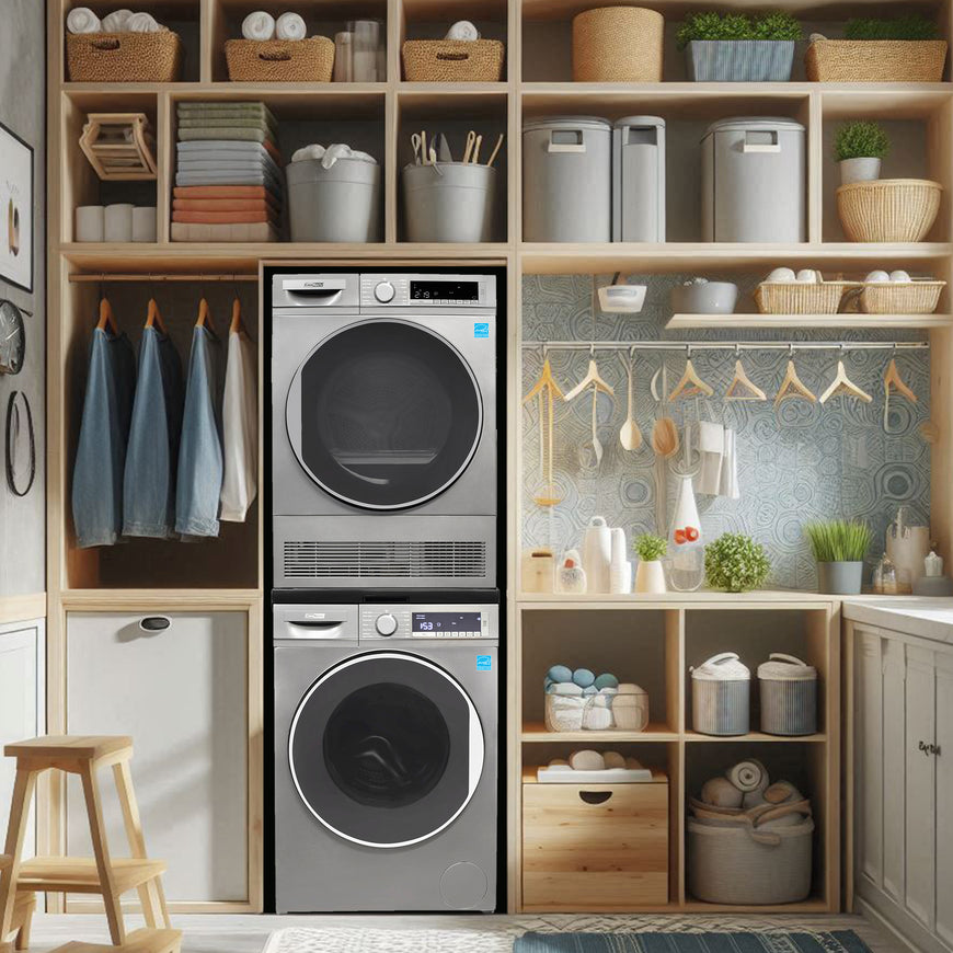 Conserv LUXURY Washer 2.2cf 110V+Condensing Dryer 4cf 220V 2 Year Warranty
