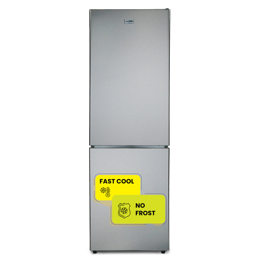 Conserv 11cf Bottom Freezer Refrigerator 24in w/ WINE RACK Stainless 110V
