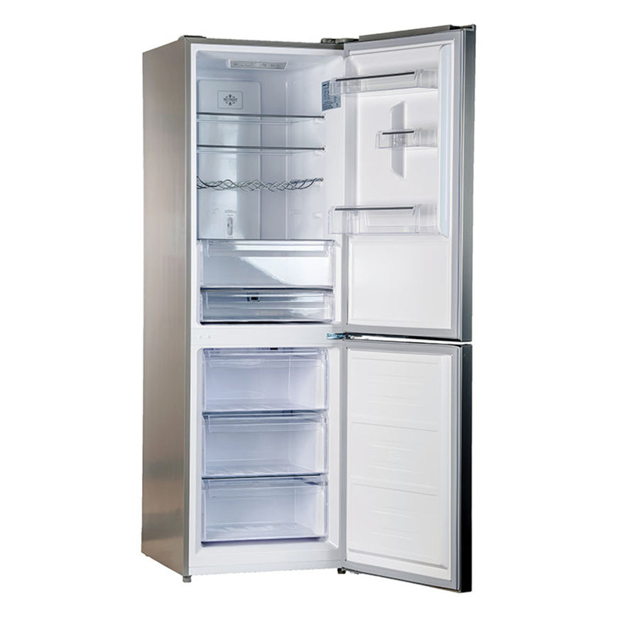 Conserv 11.5cf Tall Frost Free Ref-Freezer 24in Wine Rack E-Star 43dB Stainless