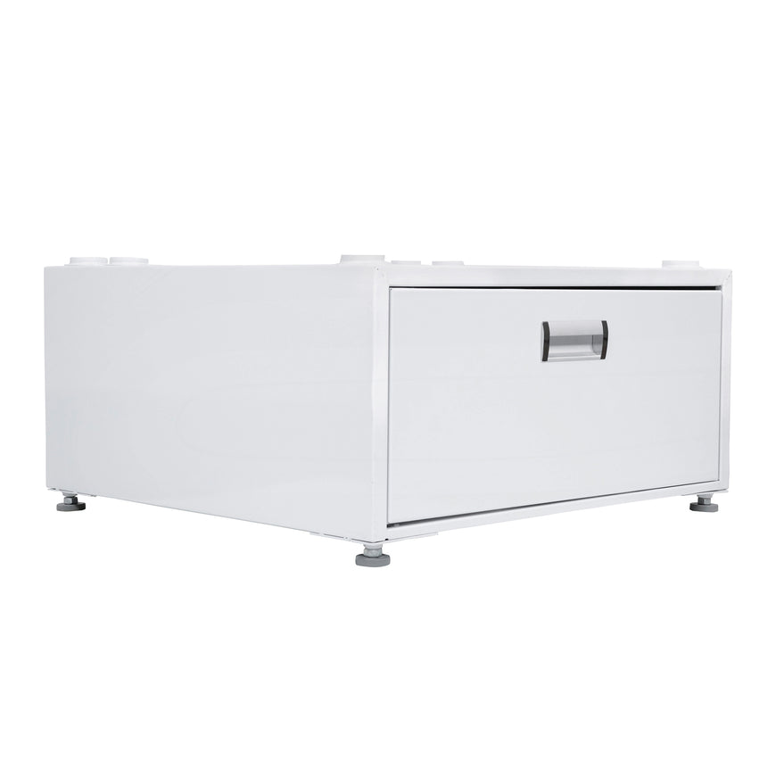 Conserv 24in Laundry Pedestal 11in tall + Rollout Storage Drawer Adjustable feet