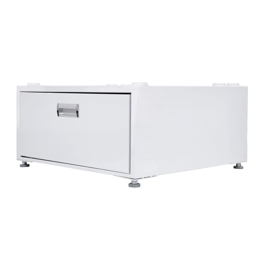 Conserv 24in Laundry Pedestal 11in tall + Rollout Storage Drawer Adjustable feet