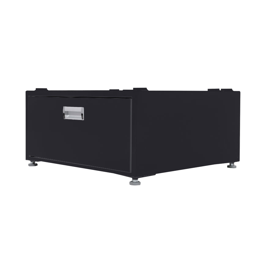 Conserv 24in Laundry Pedestal 11in tall + Rollout Storage Drawer Adjustable feet