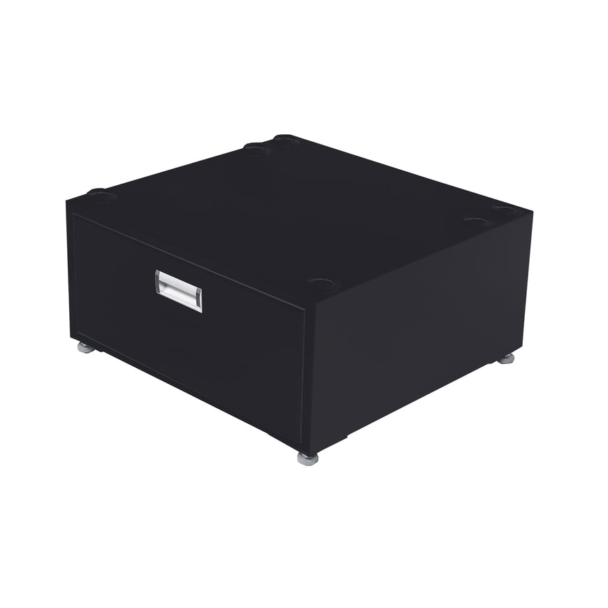 Conserv 24in Laundry Pedestal 11in tall + Rollout Storage Drawer Adjustable feet
