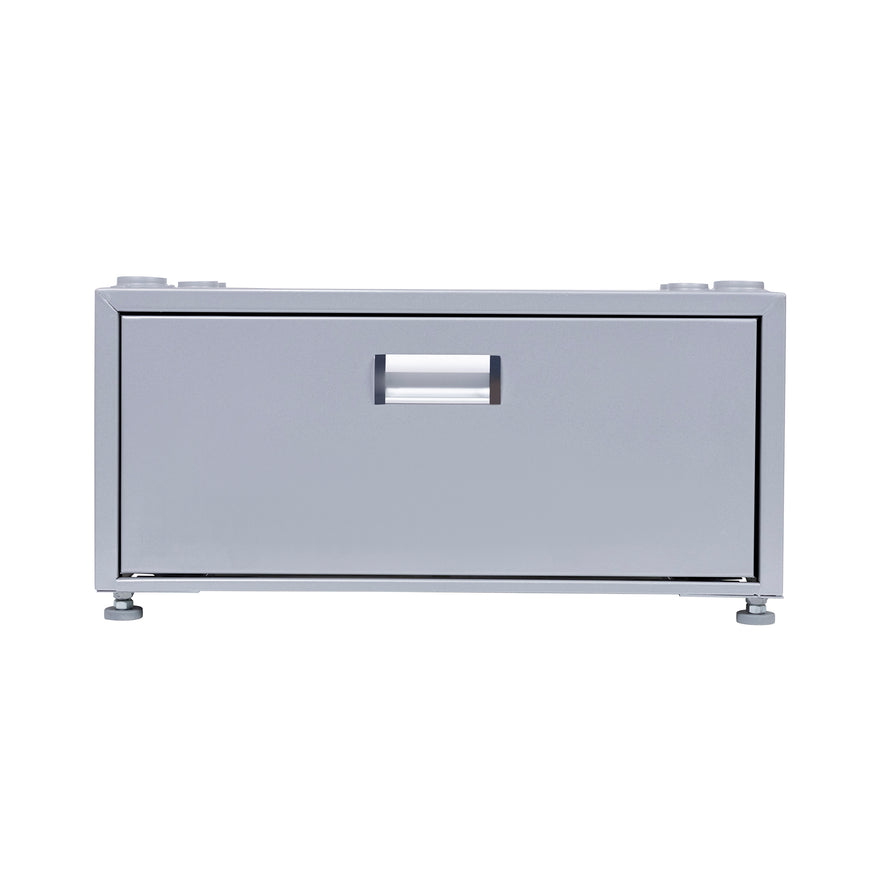 Conserv 24in Laundry Pedestal 11in tall + Rollout Storage Drawer Adjustable feet