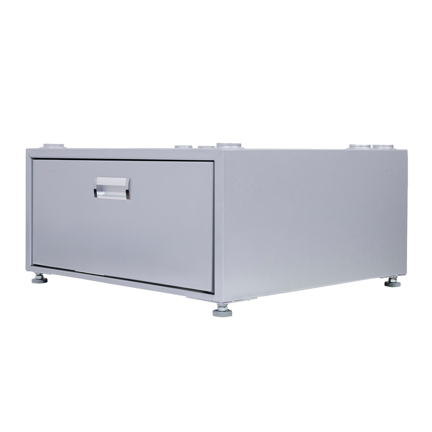 Conserv 24in Laundry Pedestal 11in tall + Rollout Storage Drawer Adjustable feet