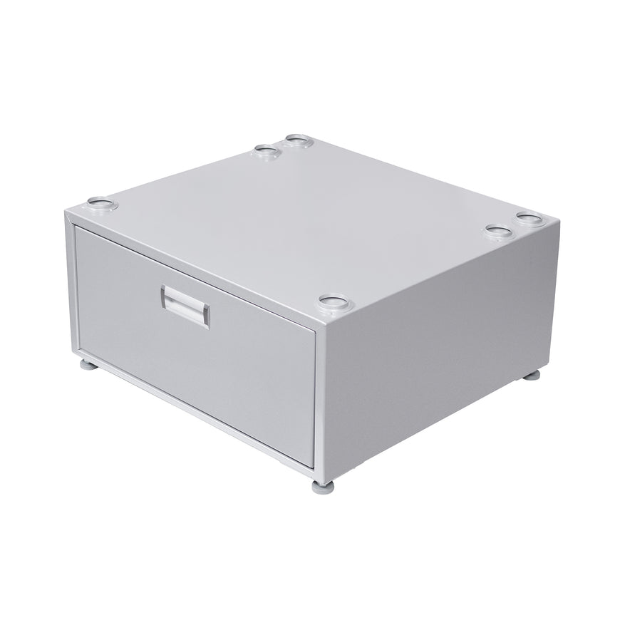 Conserv 24in Laundry Pedestal 11in tall + Rollout Storage Drawer Adjustable feet
