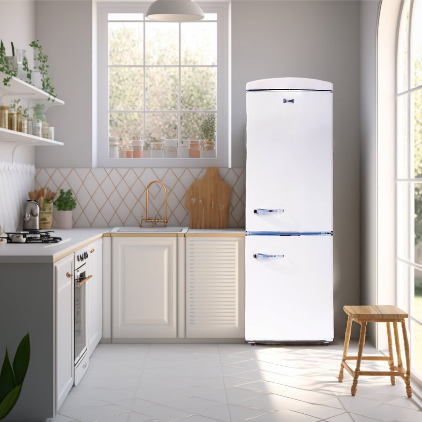 Conserv 24in RETRO BOTTOM MOUNT 11cf Refrigerator Fast Freeze 110V