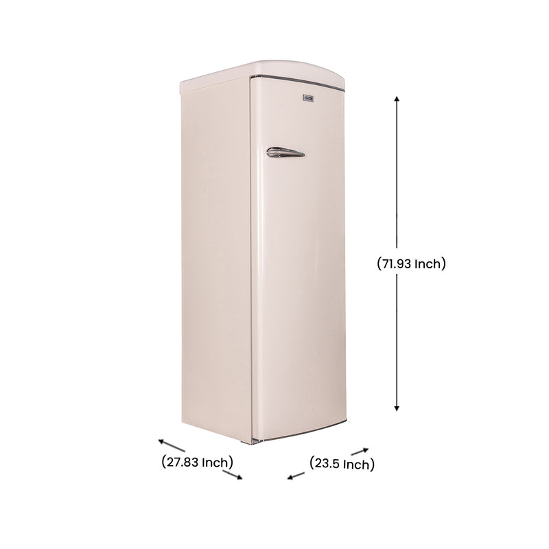 Conserv 11cf Classic Retro Refrigerator 24 in Frost Free Eco R600a 110V