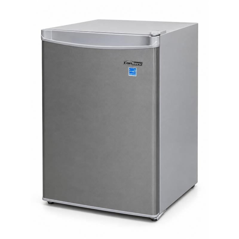 Conserv 18in STAINLESS Compact Mini Refrigerator 2.6cf Reversible Door 110V