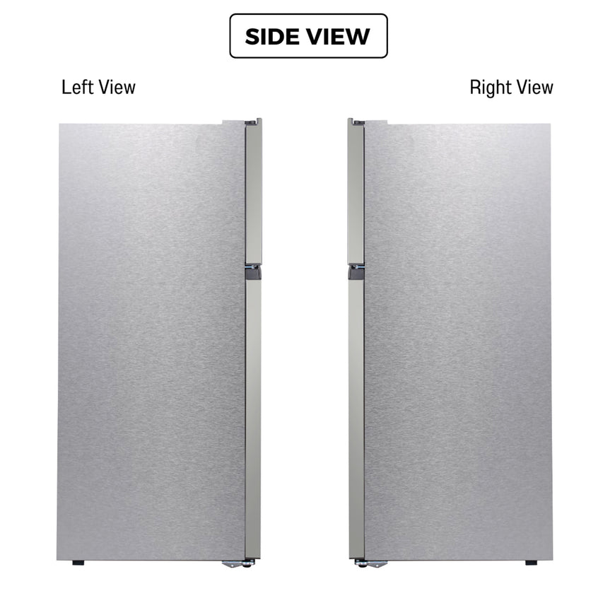 Conserv 33in Apartment Refrigerator 21cf Top Freezer FACTORY INSTALLED ICE MAKER E-Star 110V