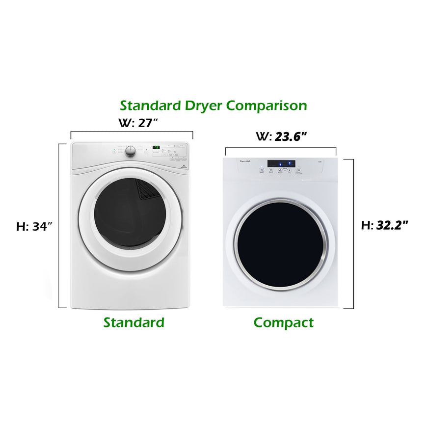Conserv Standard 24 in Vented Dryer 3.5cf/13lb SENSOR Refresh Cycle 110V/1500W