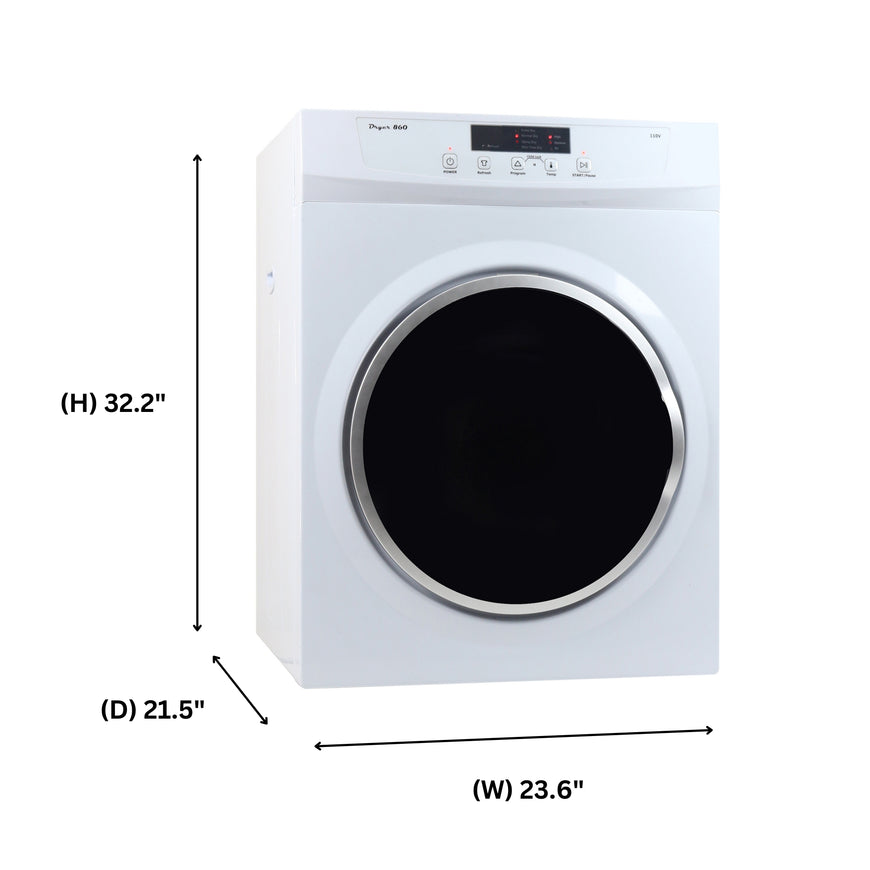 Conserv Standard 24 in Vented Dryer 3.5cf/13lb SENSOR Refresh Cycle 110V/1500W