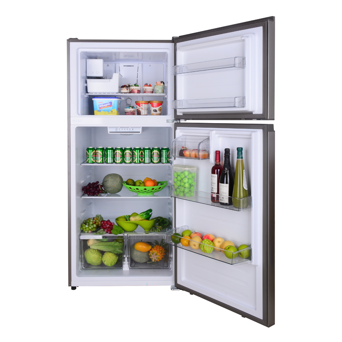 Conserv 18 cf Stainless Refrigerator-Freezer Top Mount Frost Free with Ice Maker